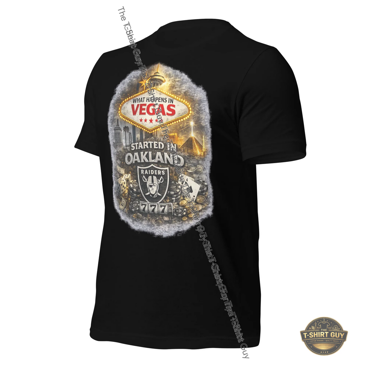 Watermarked - What Happens In Vegas Unisex t-shirt
