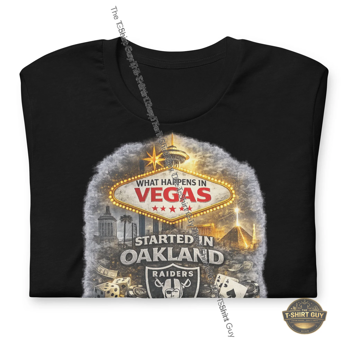 Watermarked - What Happens In Vegas Unisex t-shirt