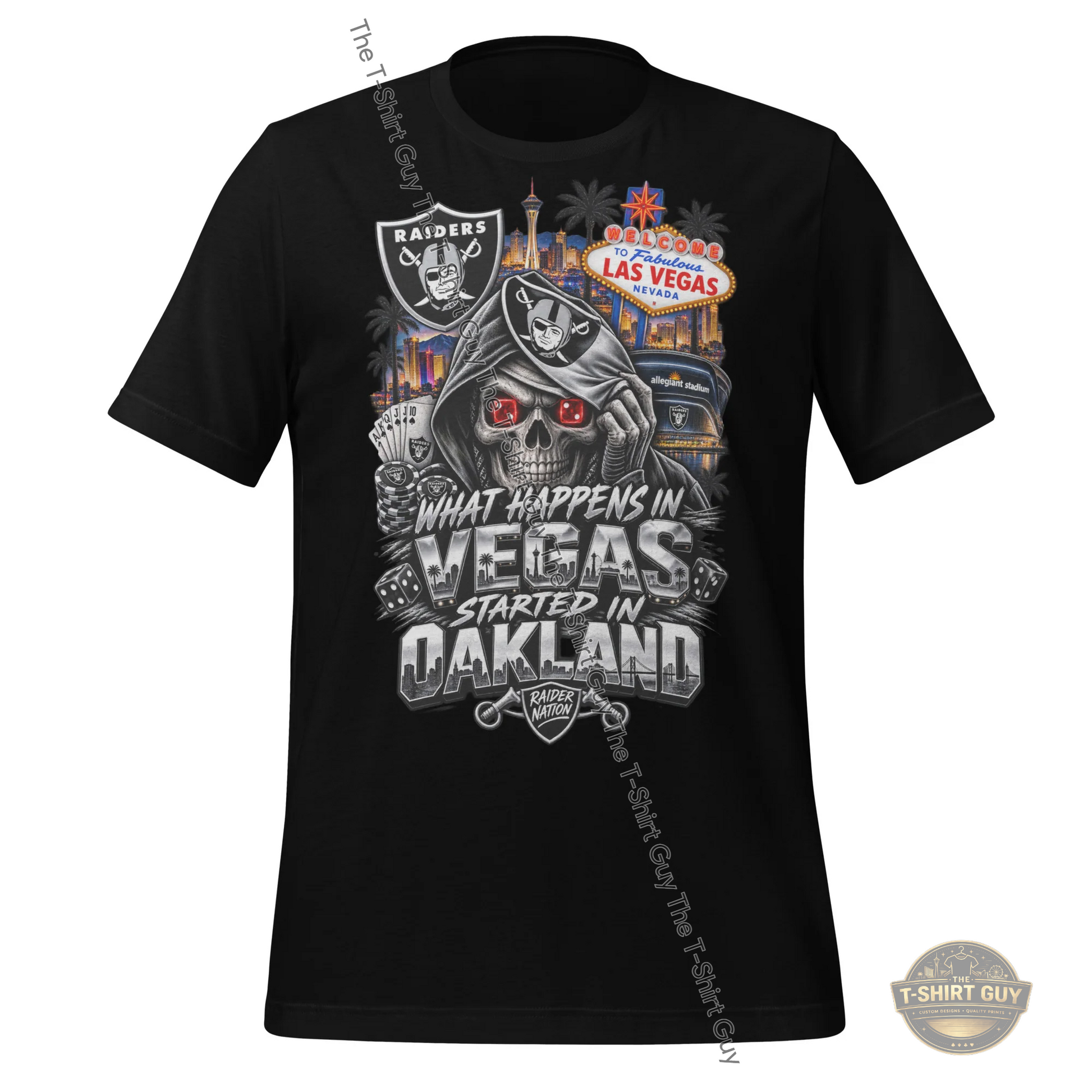 Watermarked - What Happens In Vegas Unisex t-shirt