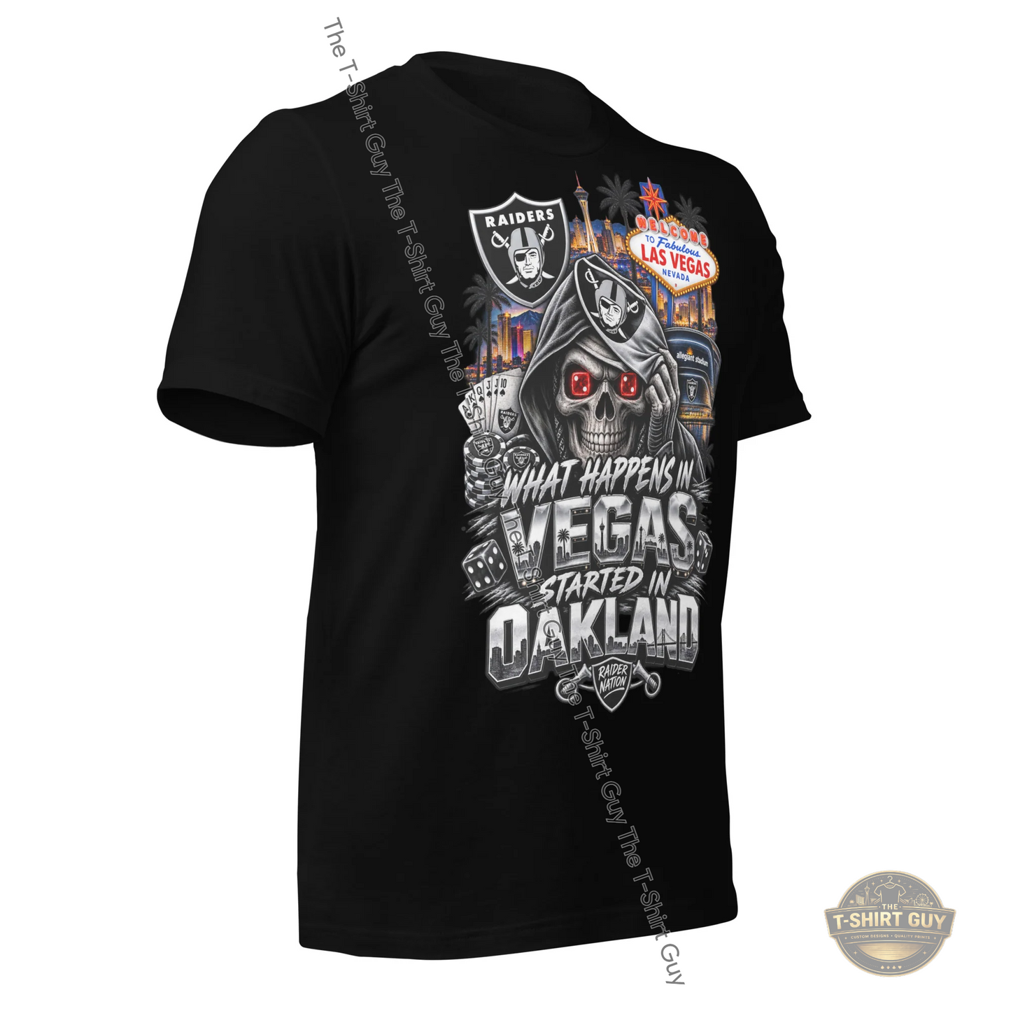 Watermarked - What Happens In Vegas Unisex t-shirt