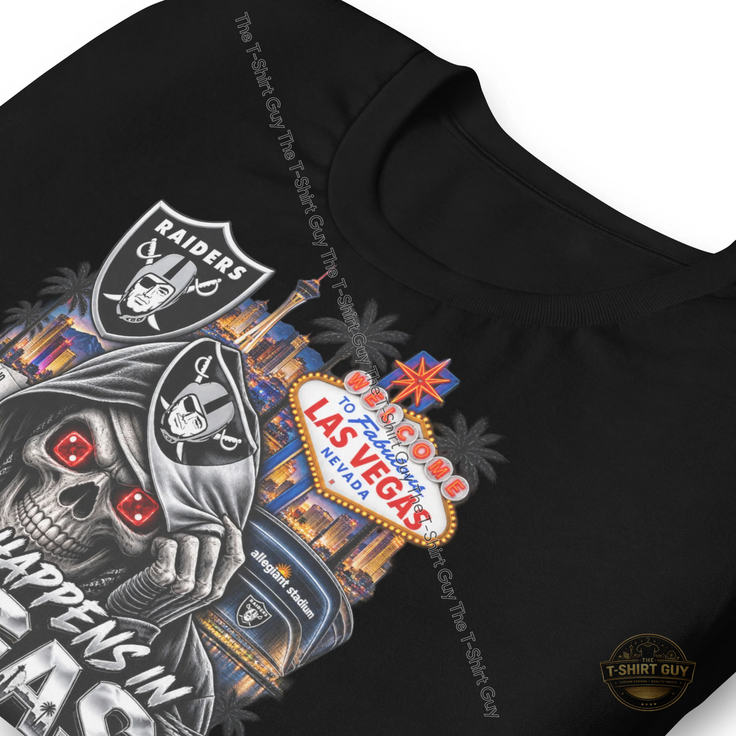 Watermarked - What Happens In Vegas Unisex t-shirt