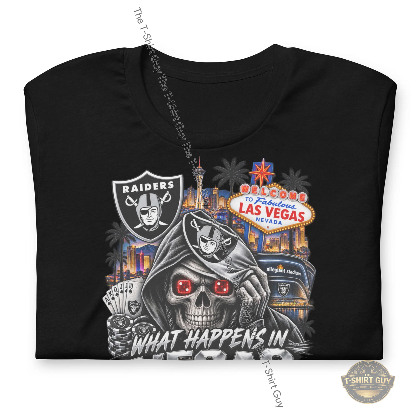 Watermarked - What Happens In Vegas Unisex t-shirt