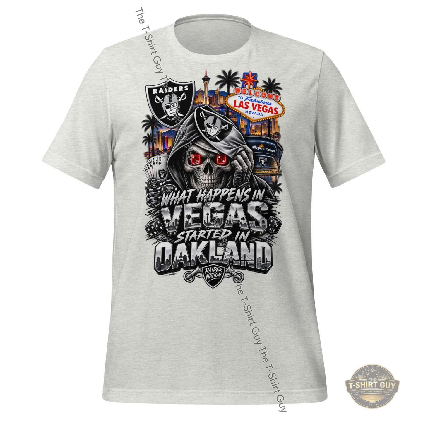 Watermarked - What Happens In Vegas Unisex t-shirt