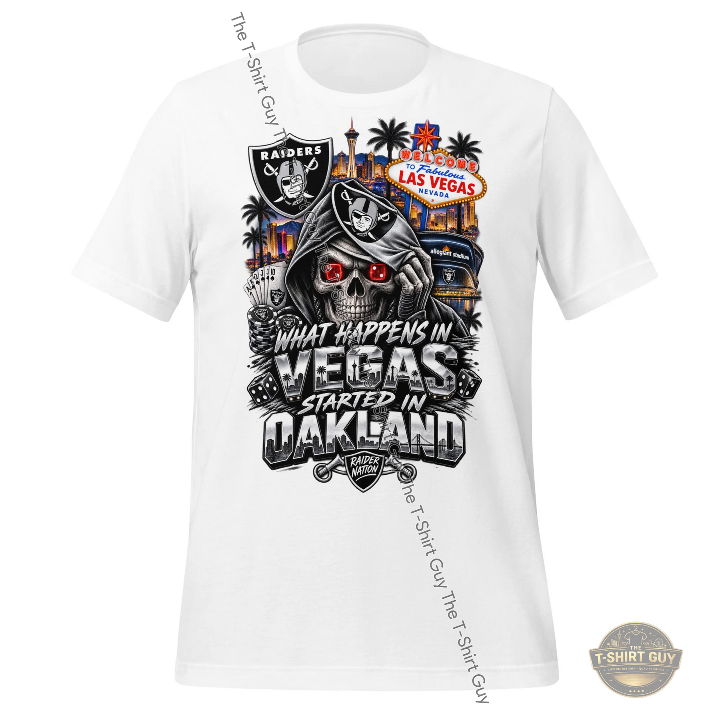 Watermarked - What Happens In Vegas Unisex t-shirt
