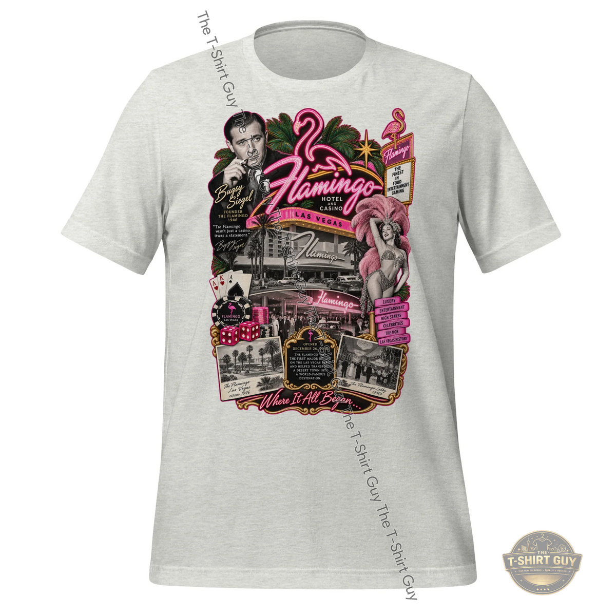 Watermarked - The Flamingo Unisex t-shirt
