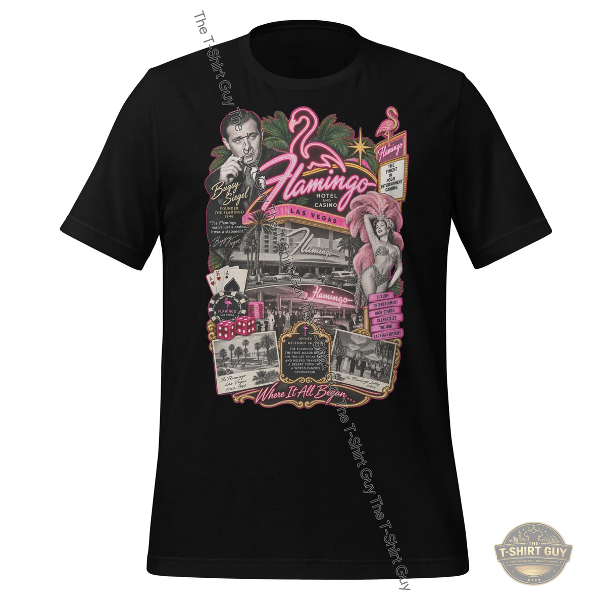 Watermarked - The Flamingo Unisex t-shirt