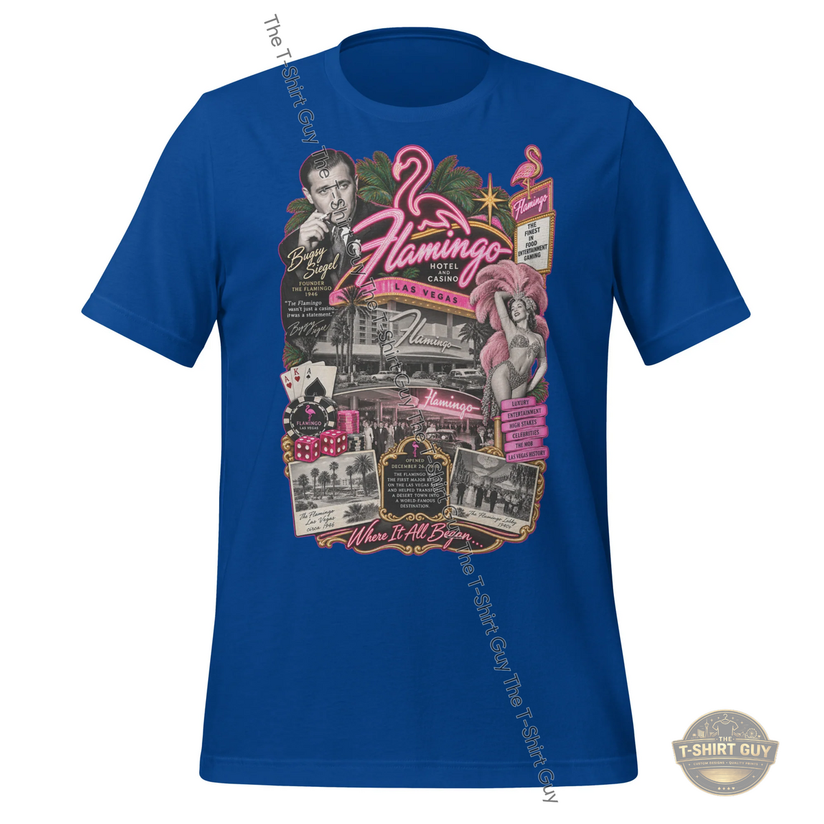 Watermarked - The Flamingo Unisex t-shirt