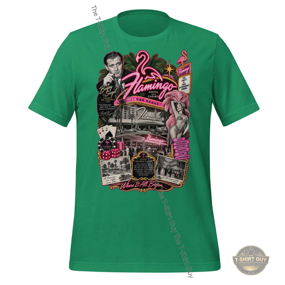 Watermarked - The Flamingo Unisex t-shirt