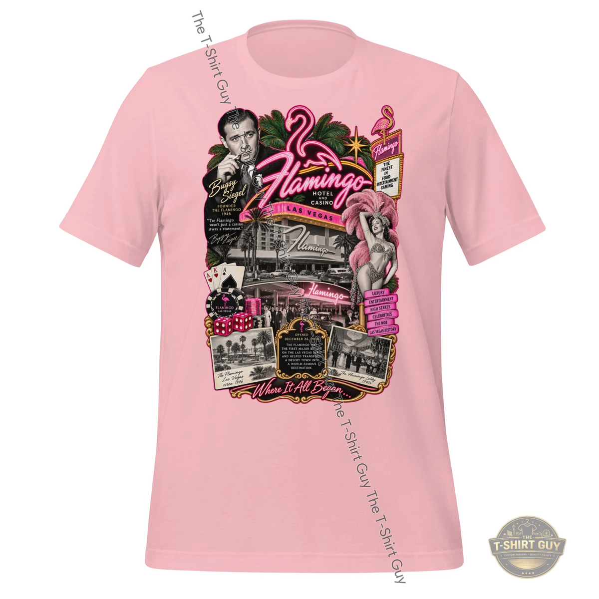 Watermarked - The Flamingo Unisex t-shirt