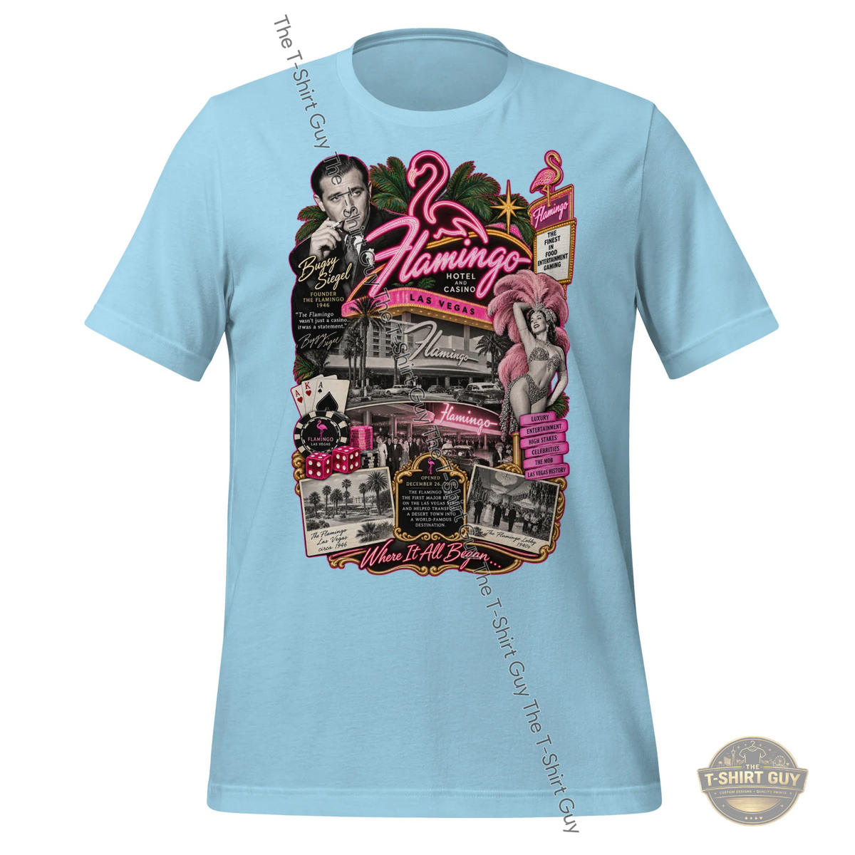 Watermarked - The Flamingo Unisex t-shirt
