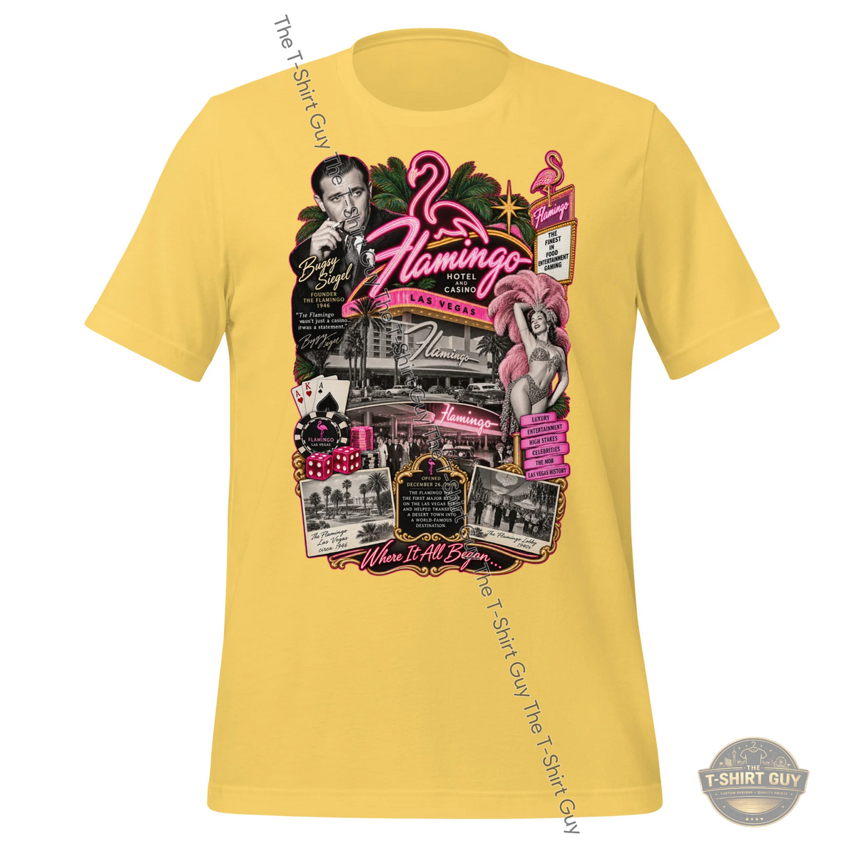 Watermarked - The Flamingo Unisex t-shirt