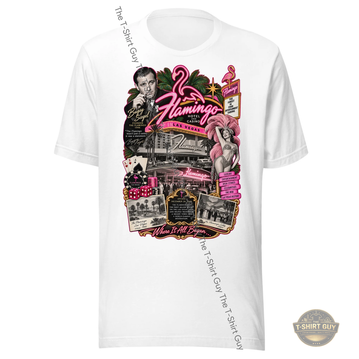 Watermarked - The Flamingo Unisex t-shirt