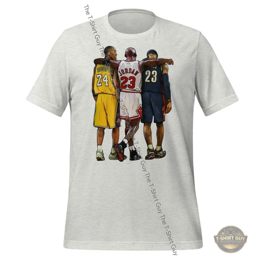 Watermarked - Kobe Mike LeBron Unisex t-shirt