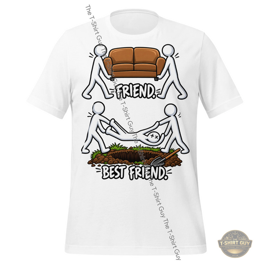 Watermarked - Friend Vs Best Friend Unisex t-shirt