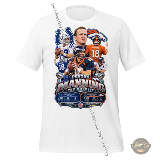 Watermarked - Peyton Manning The Sheriff Unisex t-shirt