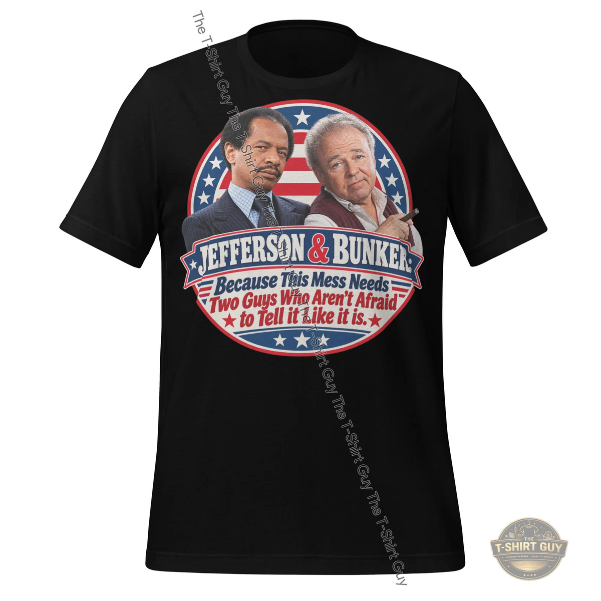 Watermarked - Jefferson and Bunker For President Unisex t-shirt