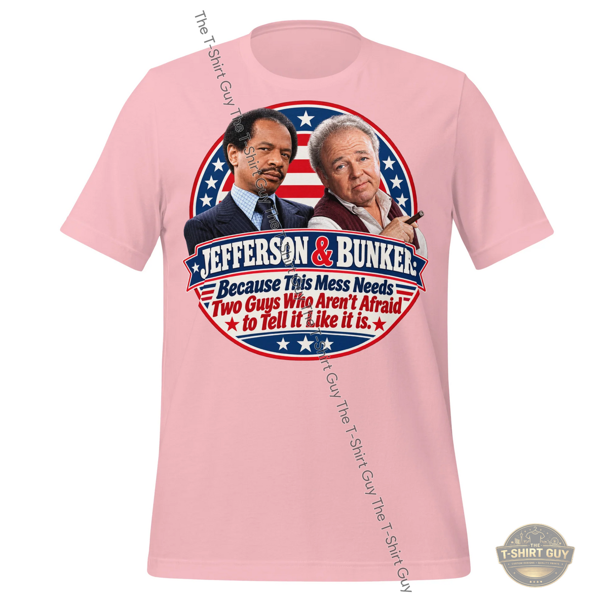Watermarked - Jefferson and Bunker For President Unisex t-shirt