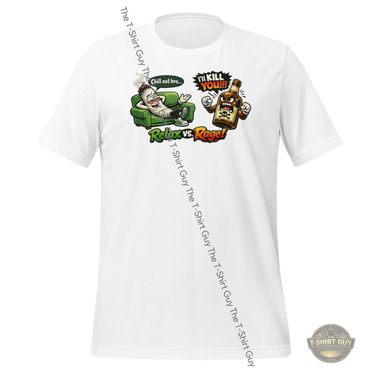 Watermarked - Relax Vs Rage Unisex t-shirt