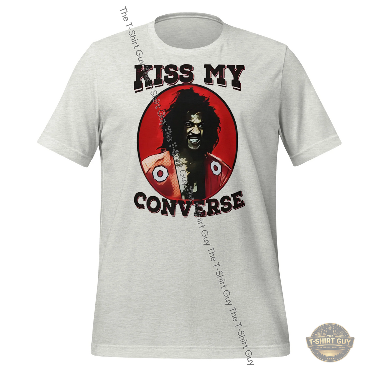 Watermarked - Kiss My Converse Sho Nuff Unisex t-shirt