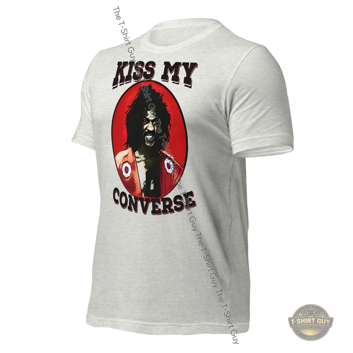 Watermarked - Kiss My Converse Sho Nuff Unisex t-shirt