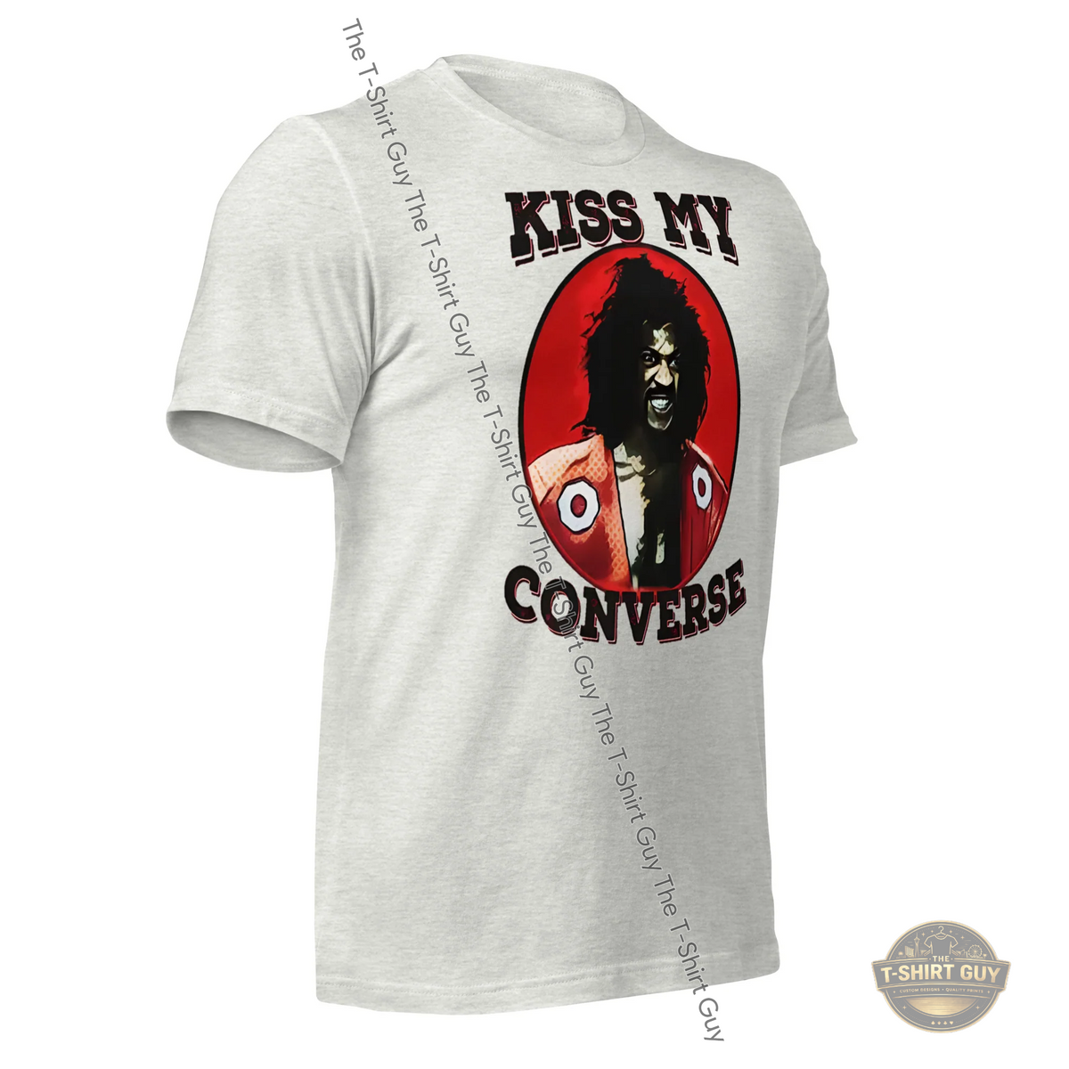 Watermarked - Kiss My Converse Sho Nuff Unisex t-shirt