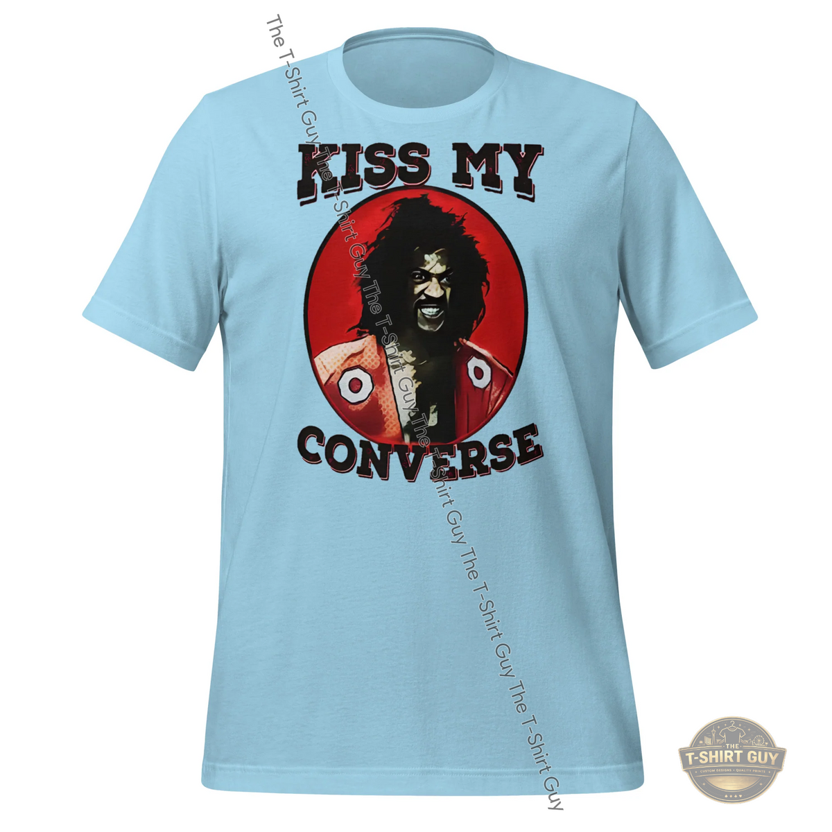 Watermarked - Kiss My Converse Sho Nuff Unisex t-shirt