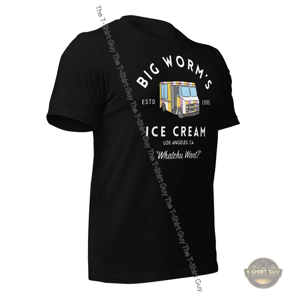Watermarked - Big Worm's Ice Cream Unisex t-shirt