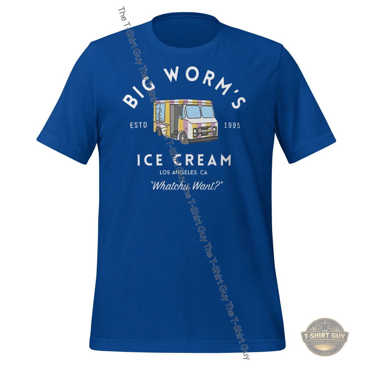 Watermarked - Big Worm's Ice Cream Unisex t-shirt