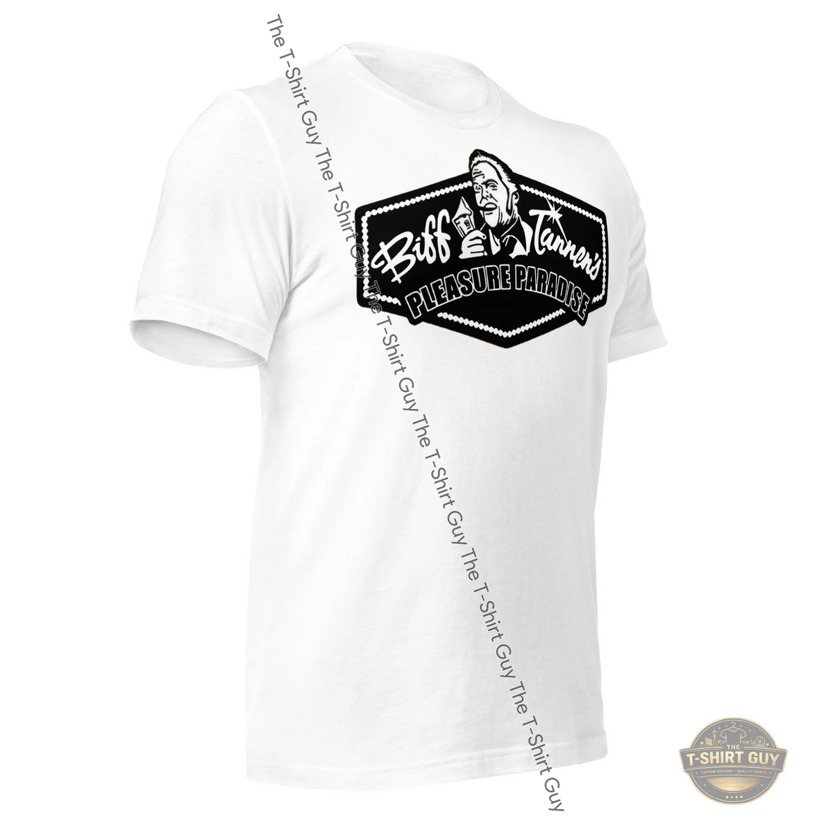 Watermarked - Biff Tannen's Pleasure Paradise Unisex t-shirt