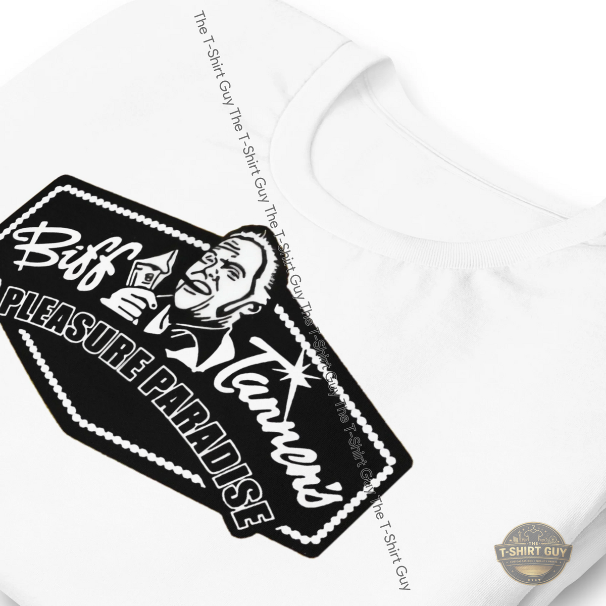 Watermarked - Biff Tannen's Pleasure Paradise Unisex t-shirt