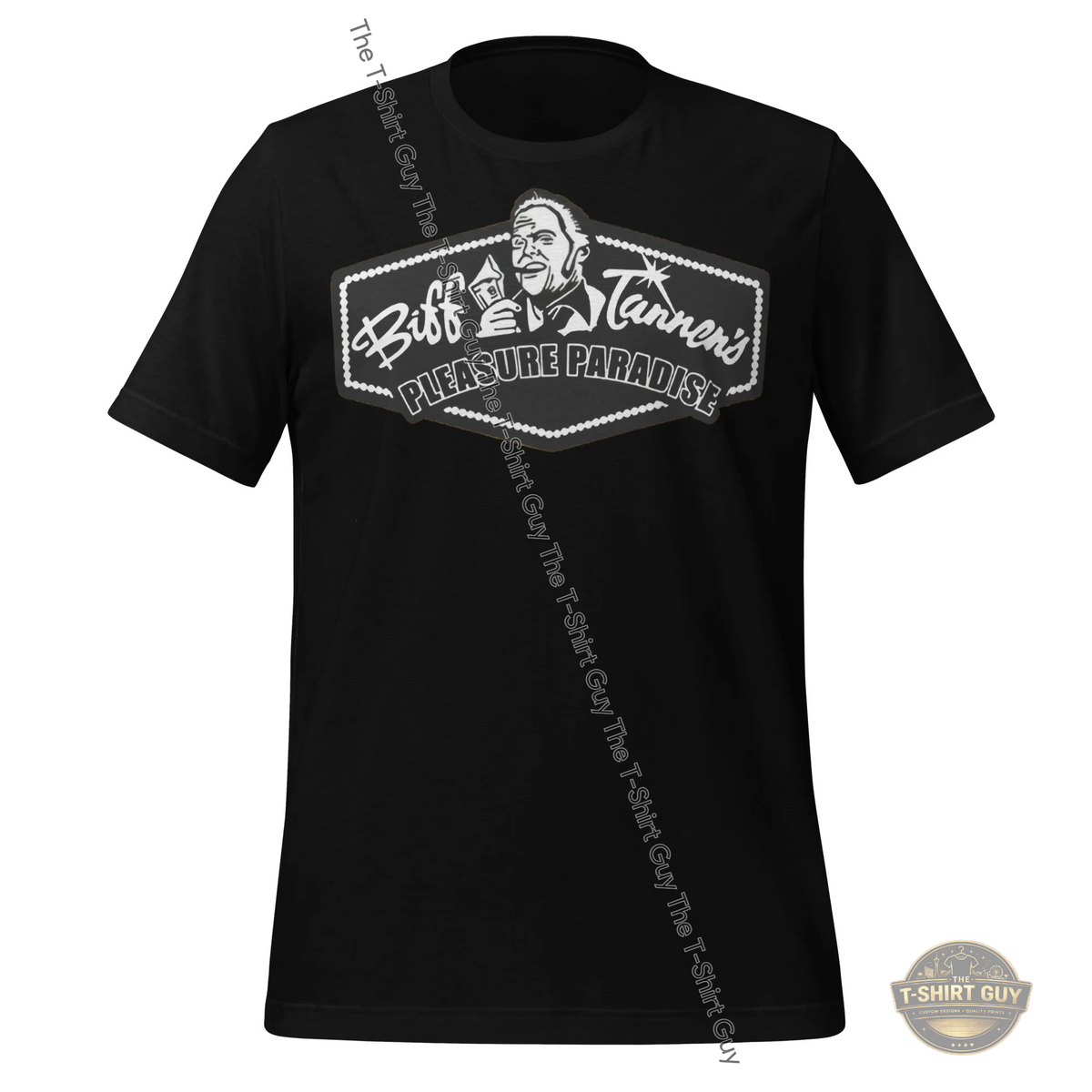 Watermarked - Biff Tannen's Pleasure Paradise Unisex t-shirt
