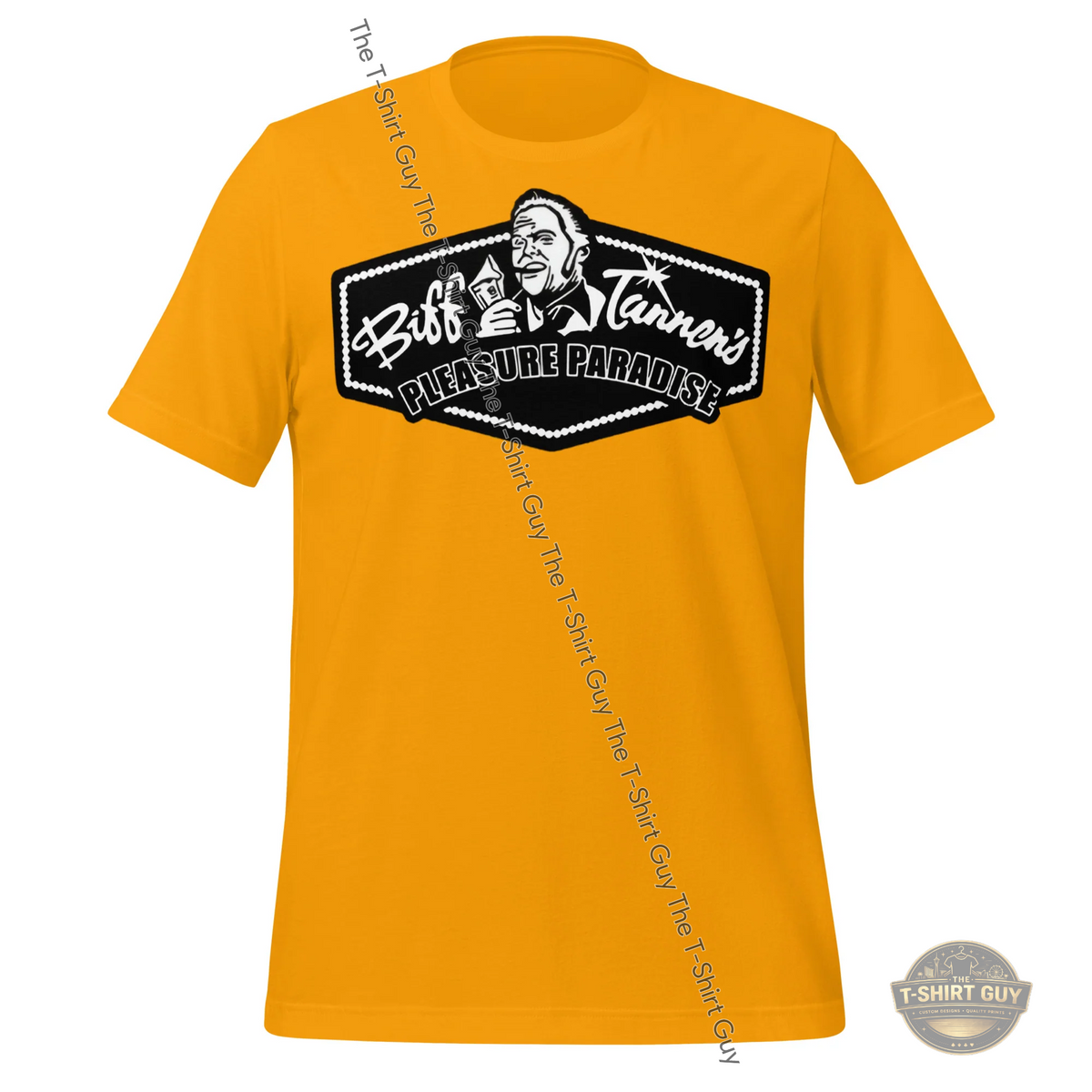 Watermarked - Biff Tannen's Pleasure Paradise Unisex t-shirt