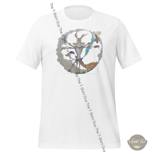 Watermarked - Road Runner Wile E Coyote Unisex t-shirt