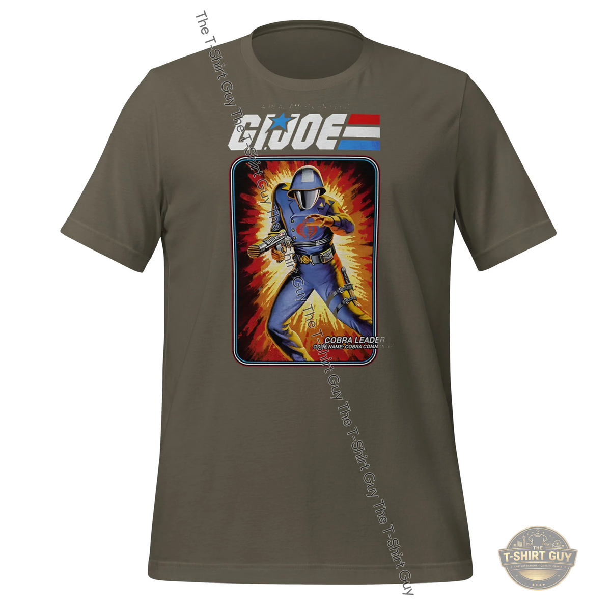 Watermarked - GI Joe Cobra Commander Unisex t-shirt