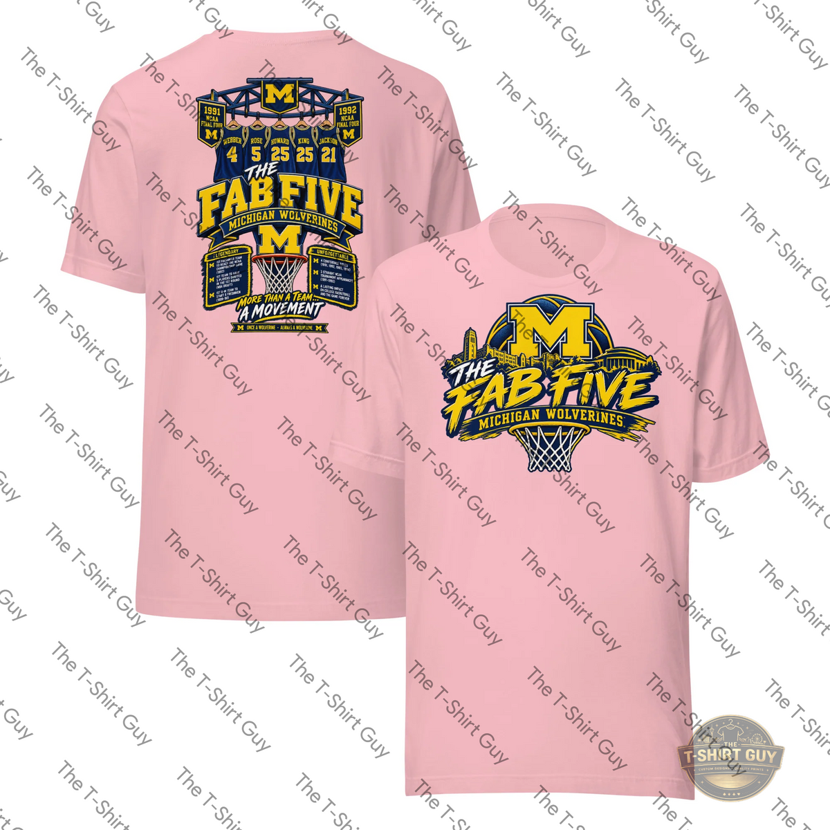 Watermarked - MIchigan Fab 5 Unisex t-shirt