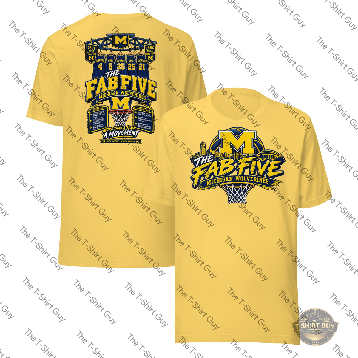 Watermarked - MIchigan Fab 5 Unisex t-shirt
