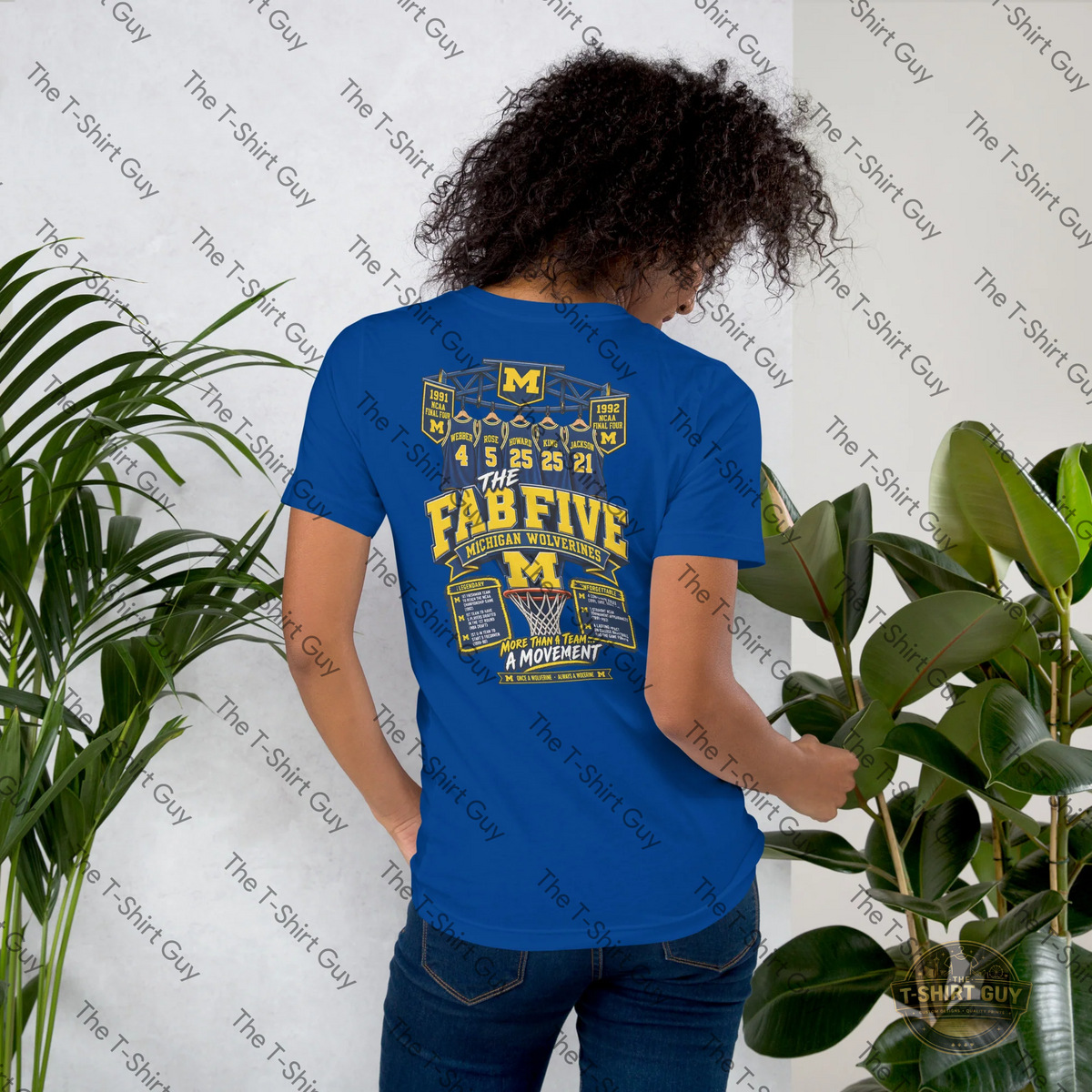 Watermarked - MIchigan Fab 5 Unisex t-shirt