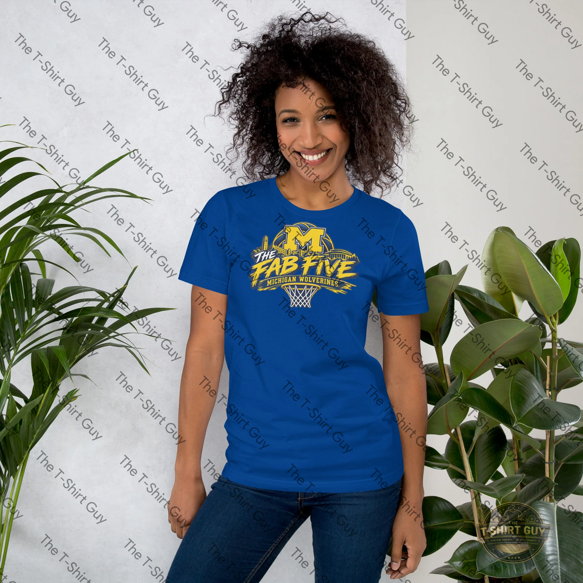 Watermarked - MIchigan Fab 5 Unisex t-shirt