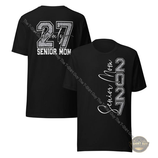 Watermarked - Senior Mom 2027 Unisex t-shirt
