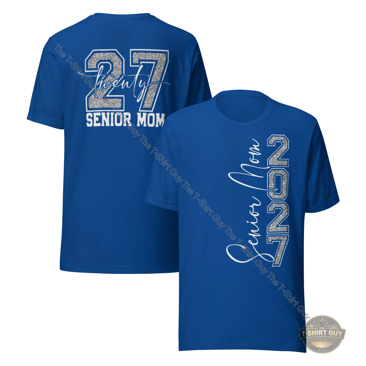 Watermarked - Senior Mom 2027 Unisex t-shirt