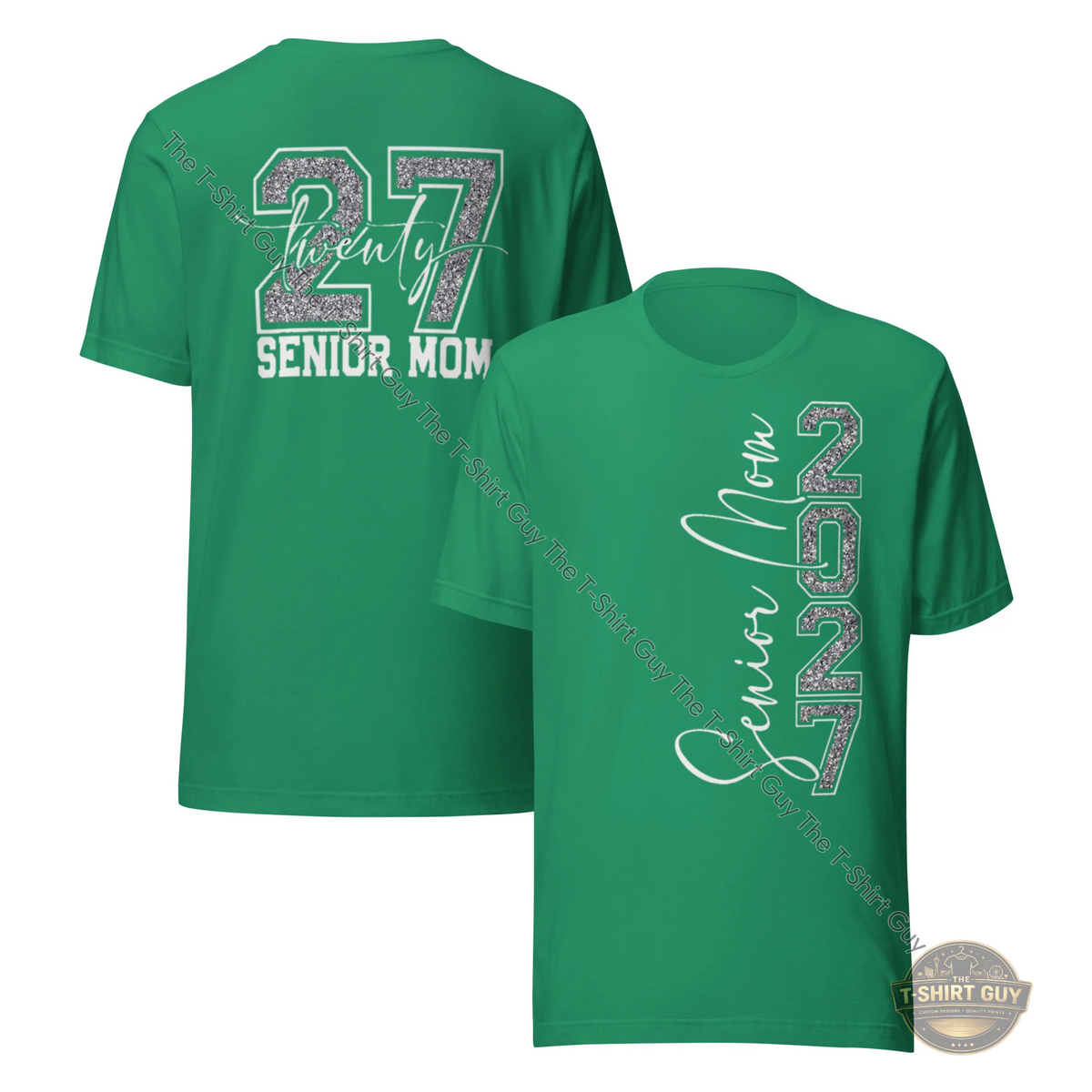 Watermarked - Senior Mom 2027 Unisex t-shirt