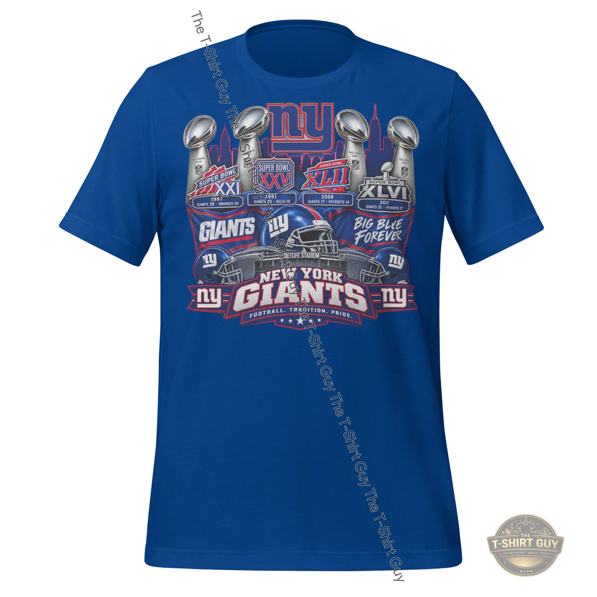 Watermarked - New York Giants Football Tradition Pride Unisex t-shirt