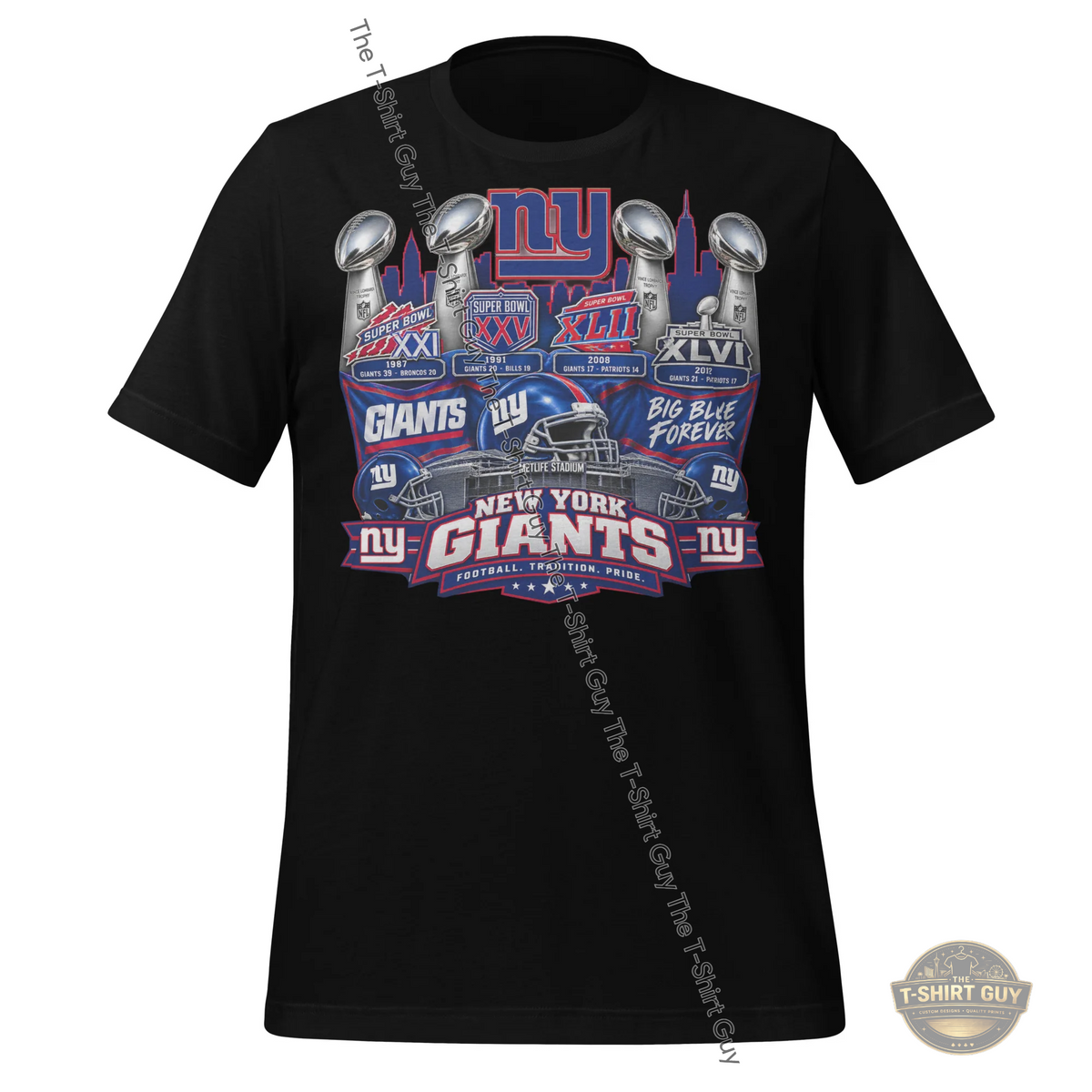 Watermarked - New York Giants Football Tradition Pride Unisex t-shirt