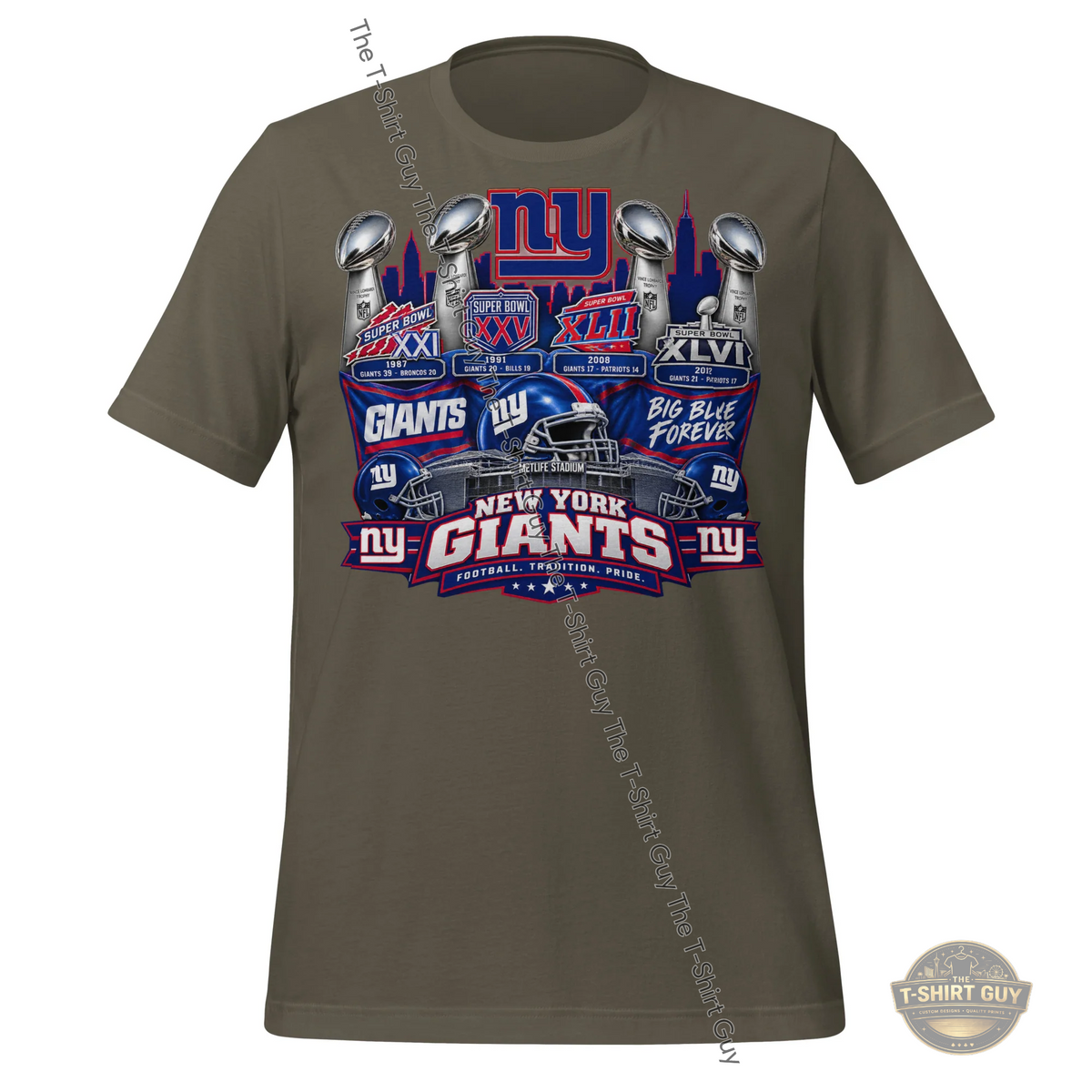 Watermarked - New York Giants Football Tradition Pride Unisex t-shirt