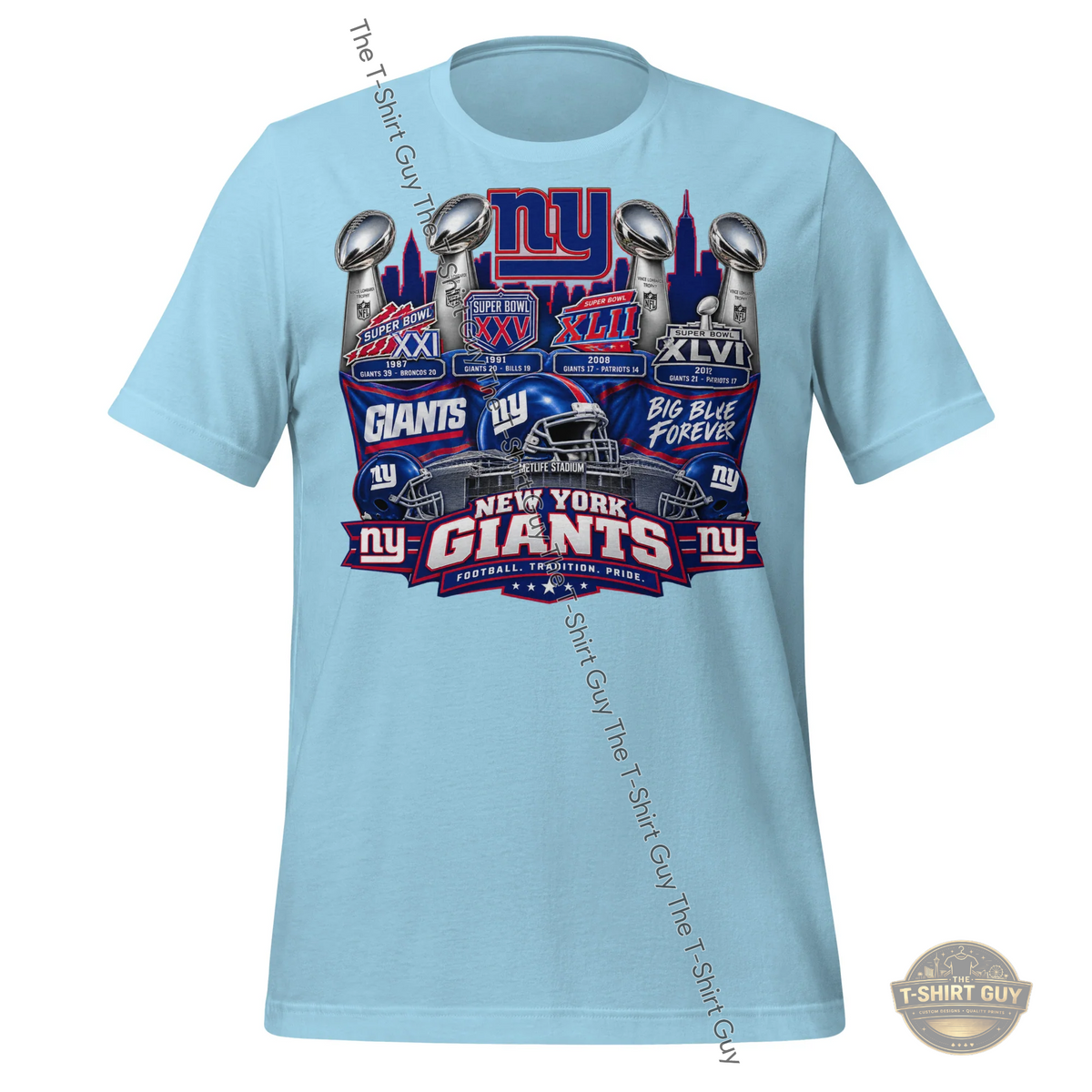 Watermarked - New York Giants Football Tradition Pride Unisex t-shirt