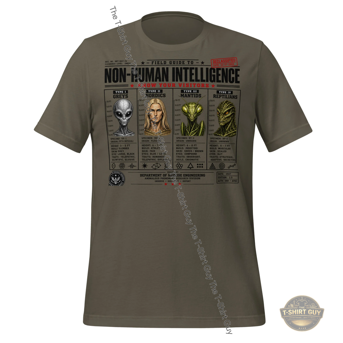Watermarked - Aliens: Non Human Intelligence Unisex t-shirt
