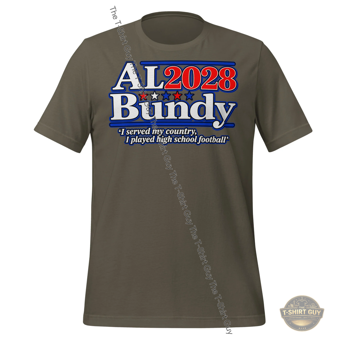 Watermarked - Bundy For President Unisex t-shirt