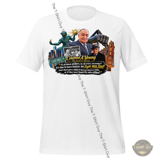 Watermarked - Coleman A. Young Unisex t-shirt
