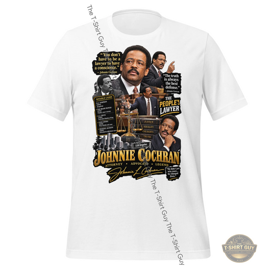 Watermarked - Johnnie Cochran Unisex t-shirt