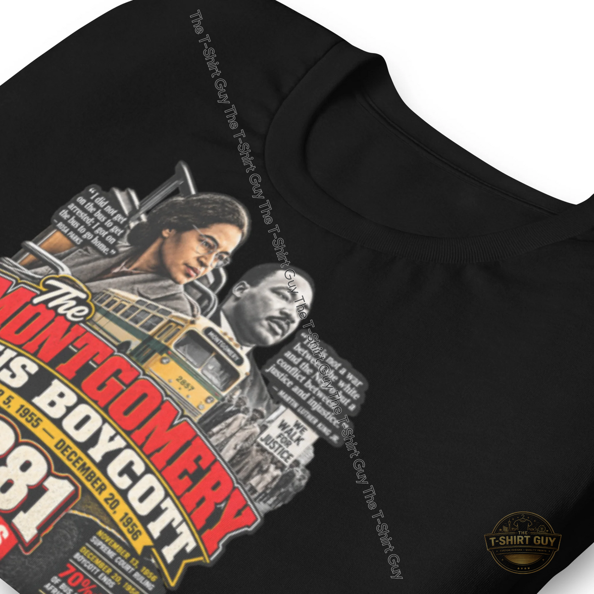 Watermarked - Montgomery Bus Boycott Unisex t-shirt